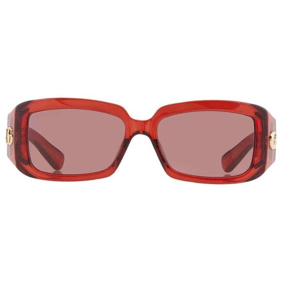 NWT Gucci GG1403SK-003 Burgundy Square 54mm Sunglasses main image 2